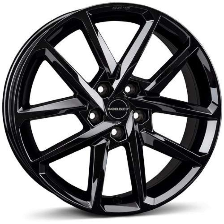 Felga aluminiowa Borbet N black 6.5" x 17" 5x112 ET 44