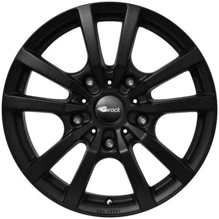 Felga aluminiowa RC Design RC25T Schwarz Klar Matt 7.0" x 17" 5x160 ET 55