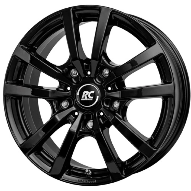 Felga aluminiowa RC Design RC25T black 7.0" x 17" 5x108 ET 46