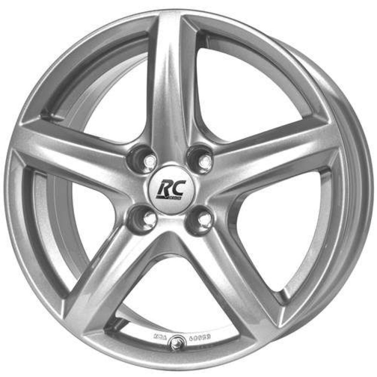 Felga aluminiowa RC Design RC24 Kristallsilber 6.0" x 15" 4x100 ET 46