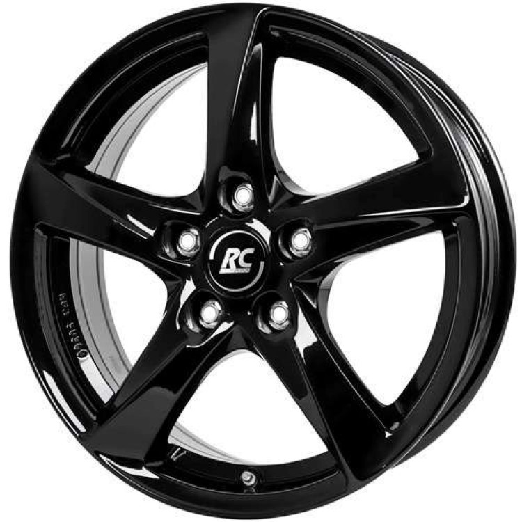 Felga aluminiowa RC Design RC30 Schwarz Glanz 7.0" x 17" 5x112 ET 47