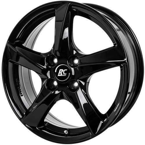 Felga aluminiowa RC Design RC30 Schwarz Glanz 6.0" x 16" 4x100 ET 48