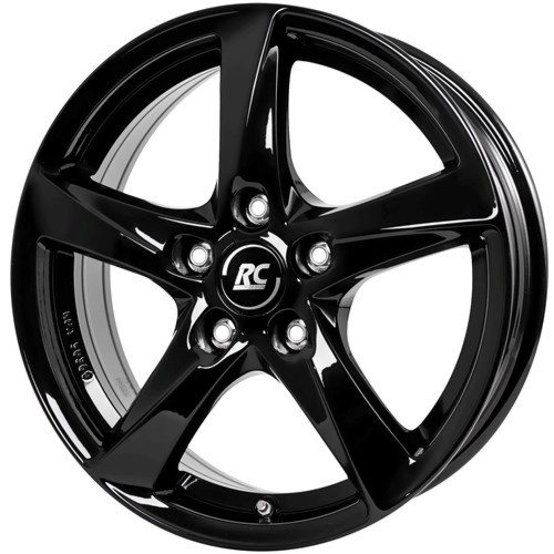 Felga aluminiowa RC Design RC30 Schwarz Glanz 6.5" x 16" 5x108 ET 47