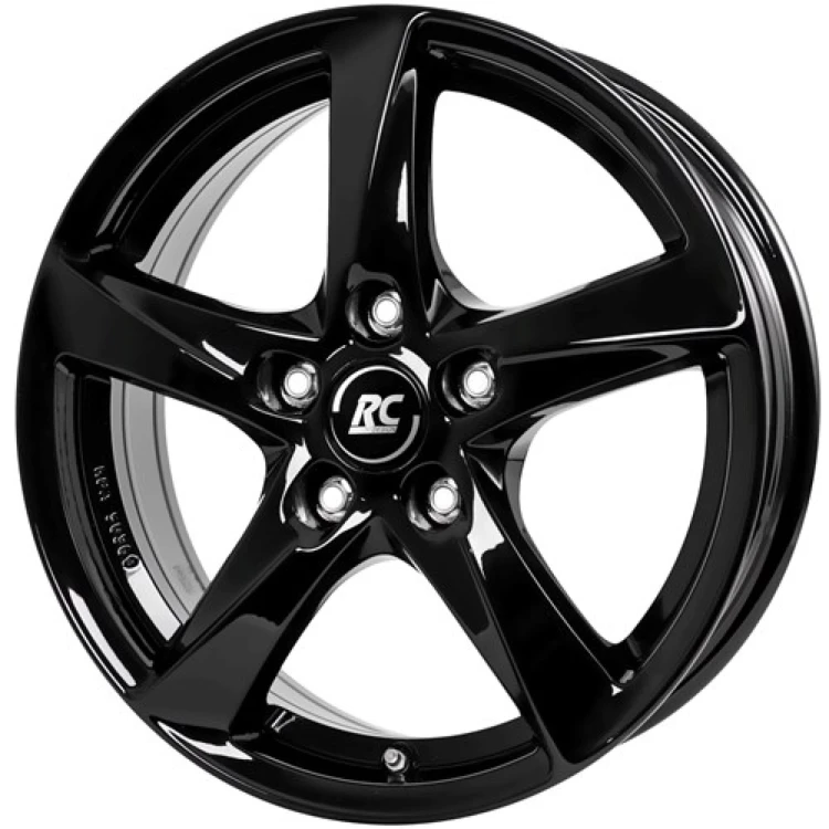 Felga aluminiowa RC Design RC30 Schwarz Glanz 6.5" x 16" 5x108 ET 47