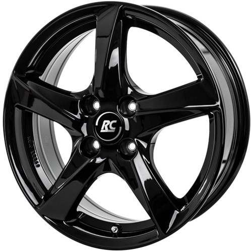 Felga aluminiowa RC Design RC30 Schwarz Glanz 5.0" x 14" 4x100 ET 35