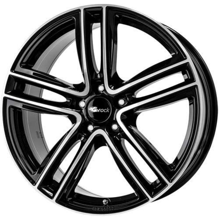 Felga aluminiowa CENTRA RC27 Schwarz Glanz Voll-Poliert 7.0" x 18" 5x114.3