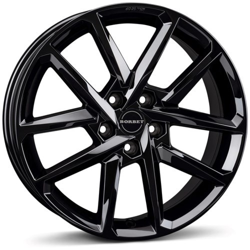Felga aluminiowa Borbet N black 6.5" x 17" 5x112 ET 39