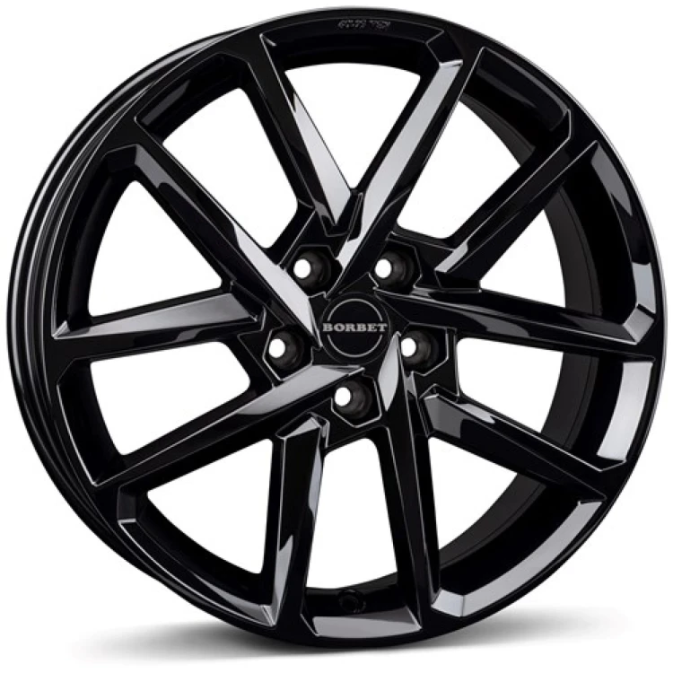 Felga aluminiowa Borbet N black 6.5" x 17" 5x112 ET 39