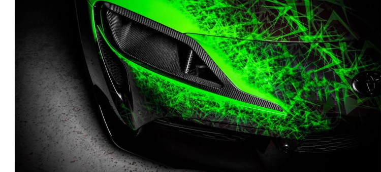 WLOT POWIETRZA W MIEJSCE REFLEKTORA CARBON TOYOTA SUPRA MK5 EVENTURI
