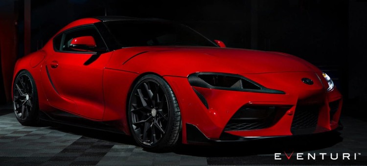 WLOT POWIETRZA W MIEJSCE REFLEKTORA CARBON TOYOTA SUPRA MK5 EVENTURI