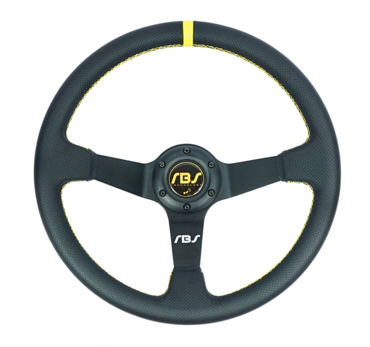 Kierownica skóra perforowana RBS Technology 35/9cm