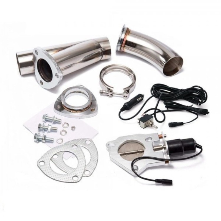 Przepustnica do wydechu Y-pipe / na przycisk 2"
