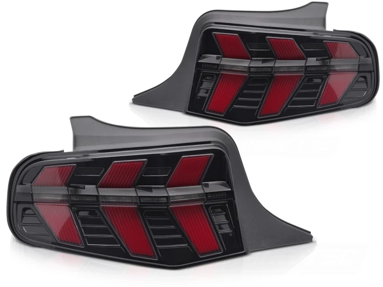 LAMPY TYLNE FORD MUSTANG 10-13 BLACK LED