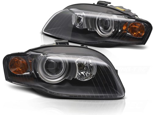 LAMPY PRZEDNIE XENON BLACK AUDI A4 B7 11.04-03.08