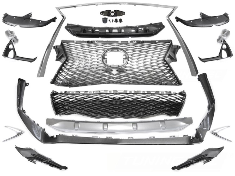 BODY KIT ZESTAW SPORT STYLE W/CAMERA HOLE LEXUS RX IV 15-19