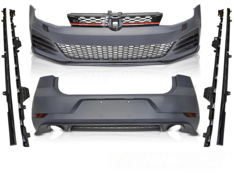 BODY KIT ZDERZAKI PRZÓD TYŁ GRILL VW GOLF 7 13-17 LOOK 7.5 GTI