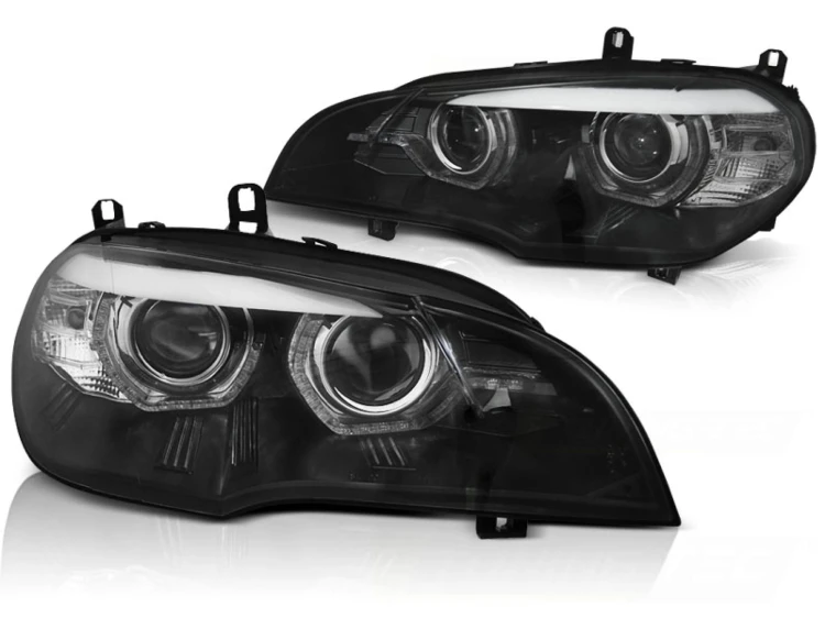 LAMPY PRZEDNIE REFLEKTORY LED BMW X5 E70 07-13 (XENON OEM)