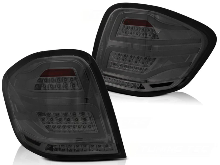 LAMPY TYLNE LED LIGHTS SMOKE MERCEDES M-KLASA W164 09-11