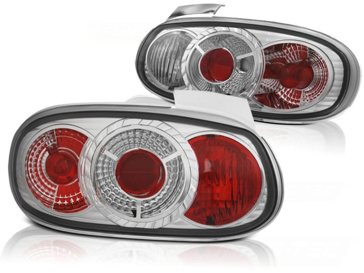 LAMPY TYLNE CHROM RED MAZDA MX5 NB 98-05