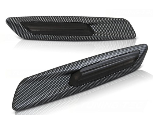 KIERUNKOWSKAZY BOCZNE CARBON F10 STYLE BMW SERII 5 3 2 E60/ E90/ E92/ E82