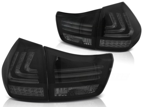 LAMPY TYLNE LED LEXUS RX 330 / 350 03-08 LED BAR SMOKE BLACK