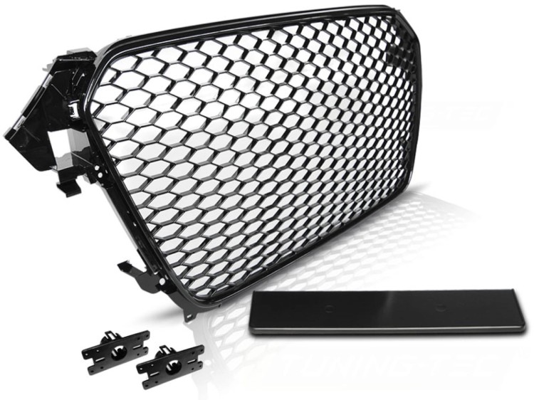 ATRAPA GRILL BLACK AUDI A4 (B8) 11.11-15