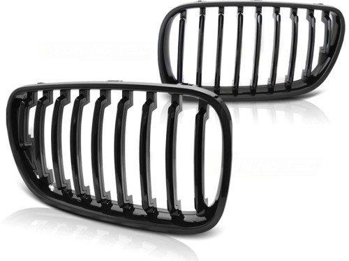 NERKI GRILL ATRAPA GLOSSY BLACK BMW X3 E83 09.06-08.10