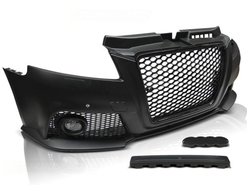 ZDERZAK PRZEDNI BLACK PDC RS3 AUDI A3 08-12