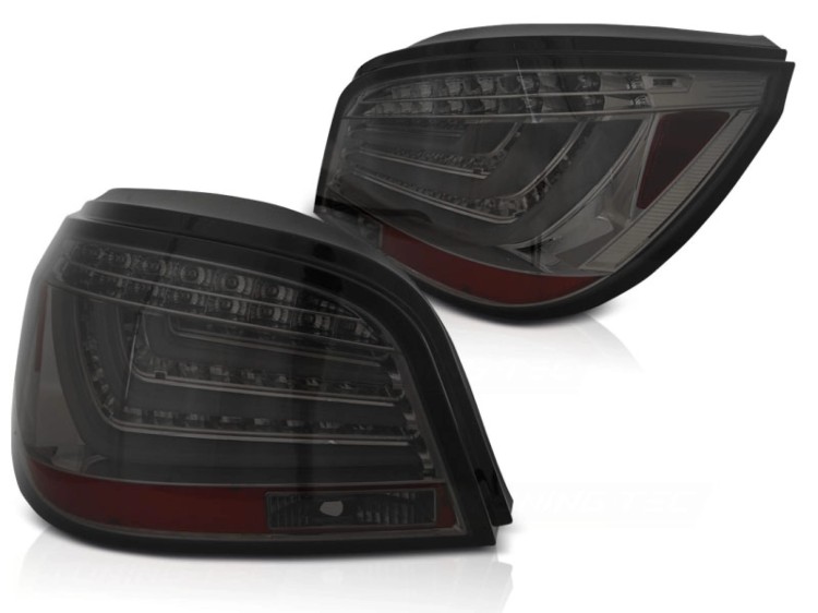 LAMPY TYLNE LED BAR TAIL LIGHTS SMOKE BMW SERII 5 E60 07.03-02.07