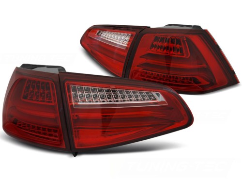 LAMPY TYLNE LED RED WHIE VW GOLF 7 13-17