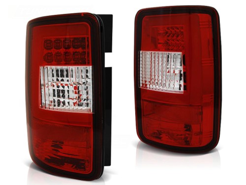 LAMPY TYLNE LED BAR RED WHITE VW CADDY 03-03.14