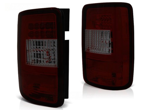 LAMPY TYLNE LED BAR RED SMOKE VW CADDY 03-03.14