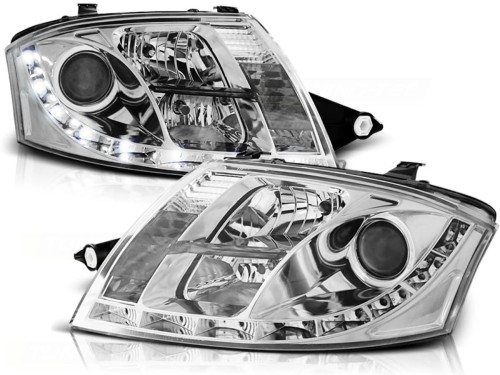REFLEKTORY LAMPY PRZEDNIE CHROME AUDI TT 99-06