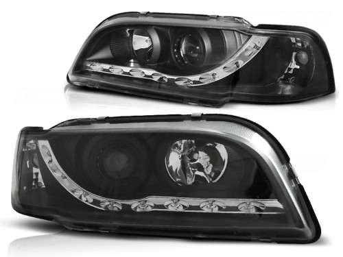 REFLEKTORY LAMPY PRZEDNIE BLACK VOLVO S40/V40 02.96-04.00