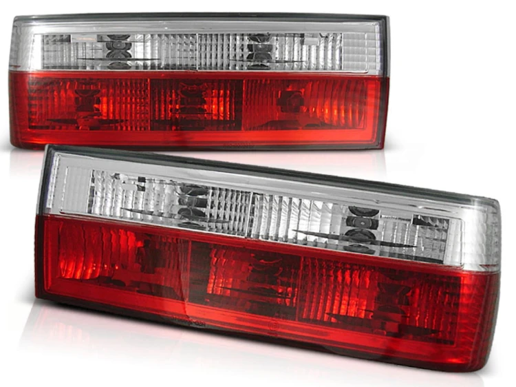 LAMPY TYLNE RED WHITE BMW 3 SERII E30 11.82-08.87