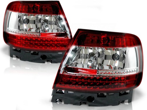 LAMPY TYLNE LED RED WHITE AUDI A4 B5 11.94-09.00