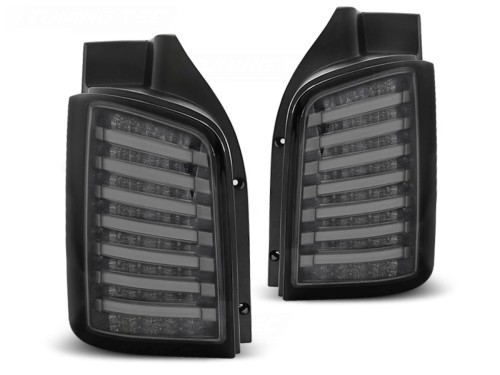 LAMPY TYLNE LED SMOKE BLACK VW VOLKSWAGEN TRANSPORTER T5 04.03-09 / 10-15