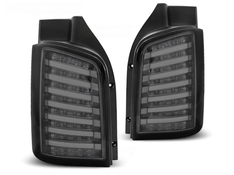 LAMPY TYLNE LED SMOKE BLACK VW VOLKSWAGEN TRANSPORTER T5 04.03-09 / 10-15