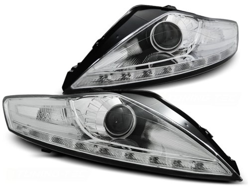 LAMPY PRZEDNIE REFLEKTORY FORD MONDEO 07.07-11.10 CHROME LED INDICATOR