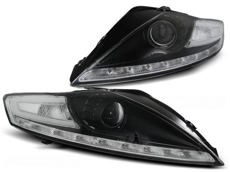 LAMPY PRZEDNIE REFLEKTORY FORD MONDEO 07.07-11.10 DAYLIGHT BLACK