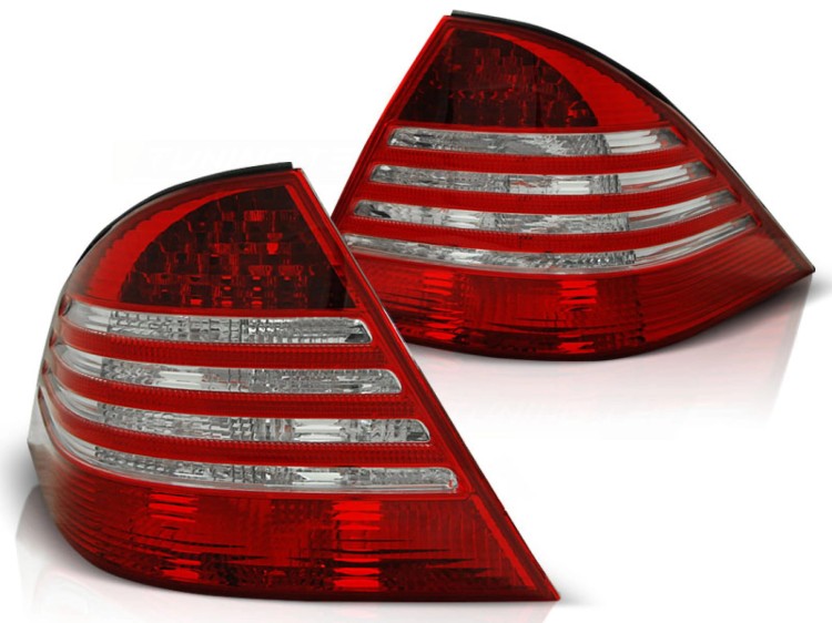 LAMPY TYLNE TAIL LIGHTS RED WHITE MERCEDES S-KLASA W220 98-05