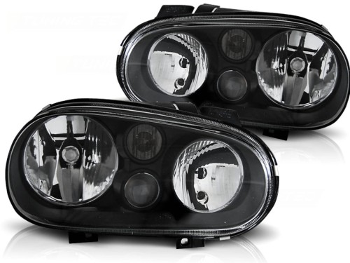 LAMPY PRZEDNIE REFLEKTORY BLACK VW GOLF 4 09.97-09.03