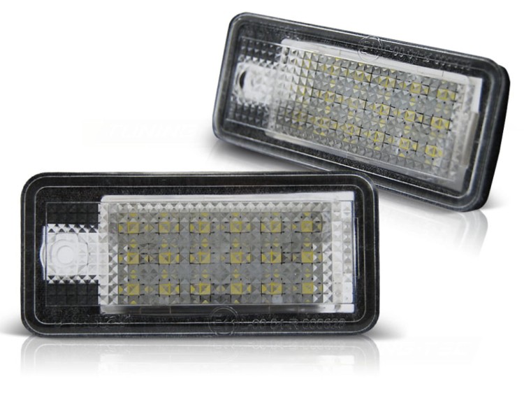 PODŚWIETLENIE TABLICY REJESTRACYJNEJ LED AUDI A3 8P/A4 B7/A6 C6/Q7 Z CANBUS