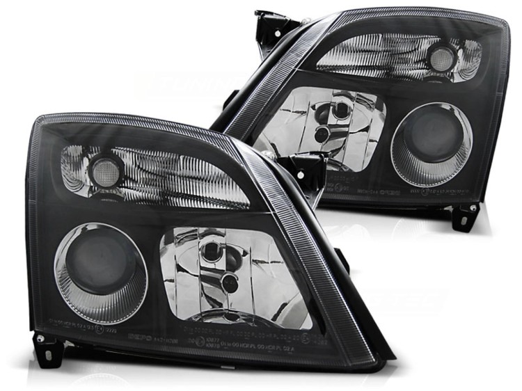 LAMPY PRZEDNIE REFLEKTORY OPEL VECTRA C 04.02-08.05 BLACK