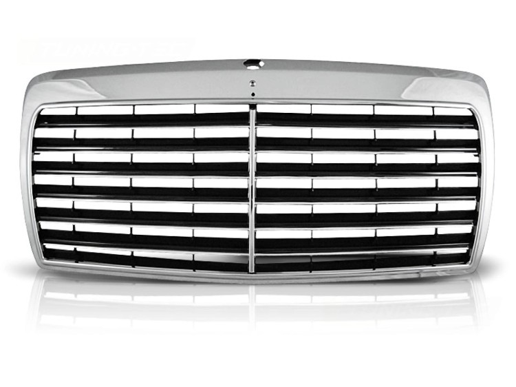 GRILL ATRAPA NERKI CHROME MERCEDES W124 E-KLASA 01.85-04.93