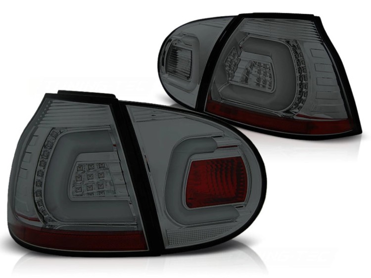 LAMPY TYLNE LED BAR LIGHTS SMOKE VW GOLF 5 10.03-09
