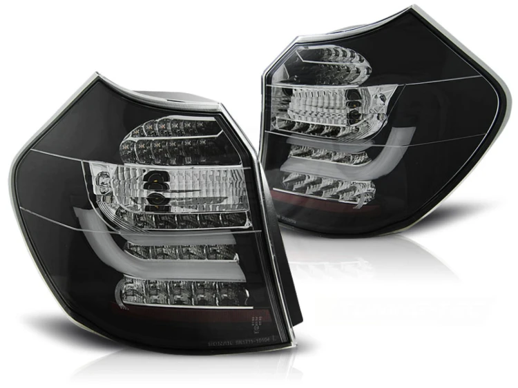 LAMPY TYLNE LED BAR LIGHTS BLACK BMW E87 04-08.07