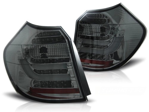 LAMPY TYLNE LED BAR LIGHTS SMOKE BMW E87 04-08.07