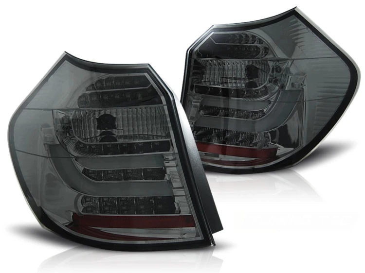 LAMPY TYLNE LED BAR LIGHTS SMOKE BMW E87 04-08.07
