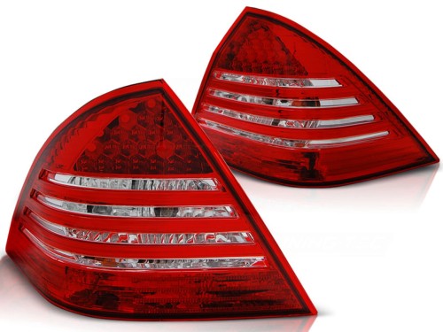 LAMPY TYLNE LIGHTS RED WHITE MERCEDES C-KLASA W203 SEDAN 00-04